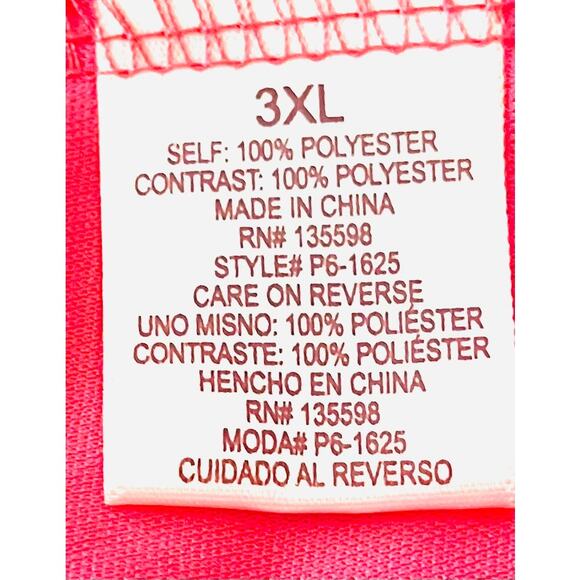 LIBERTY LOVE SLEEVELESS SCOOP NECK ELASTIC WAIST MAXI DRESS, WOMENS, 3XL, PINK - Picture 11 of 12